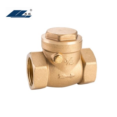 1/2-4 inch  NPT and BSP thread soft seal brass swing check valve