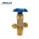 High quality high pressure brass material QF-2 valve for oxygen co2 cylinder for sale